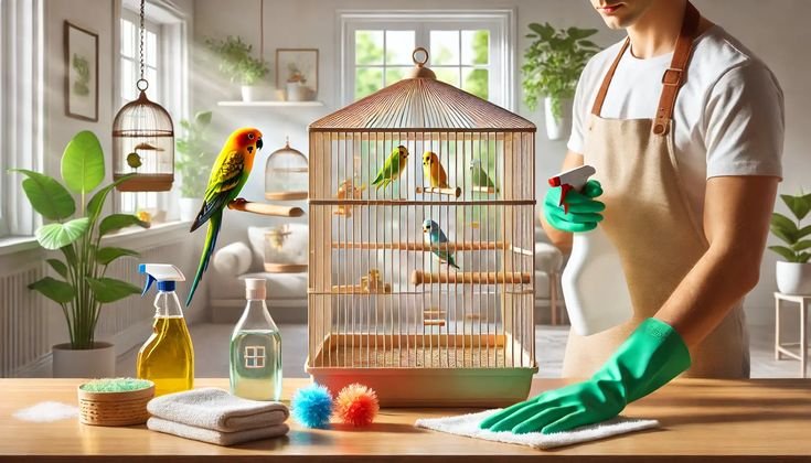 Bird Aviary & Enclosure Cleaner